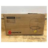 SONGMICS 40 Inches Mini Fitness Trampoline, Fitness Rebounder with Adjustable Handrail, Foldable Trampoline for At-Home Workout