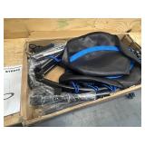 SONGMICS 40 Inches Mini Fitness Trampoline, Fitness Rebounder with Adjustable Handrail, Foldable Trampoline for At-Home Workout