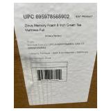 Zinus Memory Foam 8" Green Tea Full Size Mattress 04232529.04