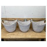 Lot of 3 - Ashley Perlman Basket
