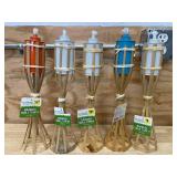 Lot of 5 - Bamboo Table Torch 0515255.70