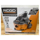 RIDGID 4 Gallon 5.0 Peak HP Portable Shop Vacuum Wet Dry Vac Model # WD4070