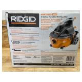 RIDGID 4 Gallon 5.0 Peak HP Portable Shop Vacuum Wet Dry Vac Model # WD4070