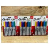 Lot of 3 - Sharpie Variety 8 Packs