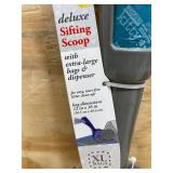 Deluxe Kitty Litter Scooper and "A spoiled cat lives here" Decoration