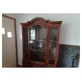 Lighted Wood Hutch