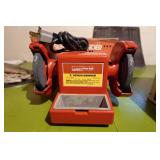 Montgomery Ward Powr Kraft 5" Bench Grinder