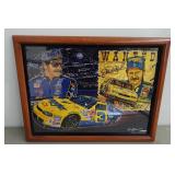 Framed Dale Earnhardt Print - Wrangler