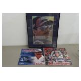 Framed Dale Earnhardt Print with 2 Calendars