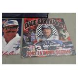 Framed Dale Earnhardt Print with 2 Calendars