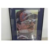 Framed Dale Earnhardt Print with 2 Calendars