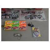 Assorted Dale Earnhardt Collectibles - Ornaments, Keychains, License Plates