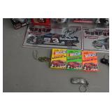 Assorted Dale Earnhardt Collectibles - Ornaments, Keychains, License Plates
