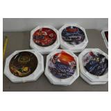 *5* Dale Earnhardt & Jr Collectors Plates