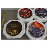 *5* Dale Earnhardt & Jr Collectors Plates