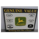 John Deere Metal Sign