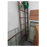 *2* Wood Ladders with Holiday Décor