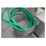 Galvanized Rain Barrel with Stand and Hose