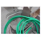 Galvanized Rain Barrel with Stand and Hose