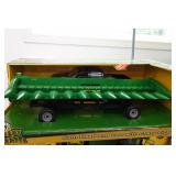 Ertl John Deere Big Farm Cord Head and Cart Chevy Pickup Toy Set