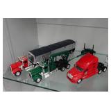 Assorted Semi and Trailer Replicas