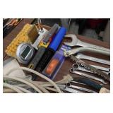 Assorted Hardware - Craftsman Wrenches, Saw, Screws, Duster