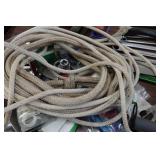 Assorted Hardware - Craftsman Wrenches, Saw, Screws, Duster