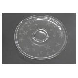 Decorative Glass Serving Tray