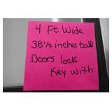 *2* Glass Counter Cabinet Display Cases with Keys