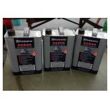 *3* Husqvarna Pre-Mixed Fuel 50:1 Fuel Oil