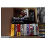 Assorted Cassette Tapes and VHS Movies