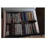 Assorted Cassette Tapes and VHS Movies