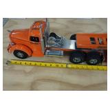 Smith Miller Lowboy Semi Truck and Trailer Quality Metal Replica