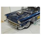 Danbury Mint 1957 Chevy Super Pro Street Big Kahuna 1:12 Scale Die Cast with Stand