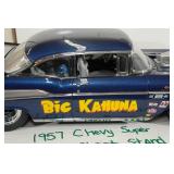 Danbury Mint 1957 Chevy Super Pro Street Big Kahuna 1:12 Scale Die Cast with Stand