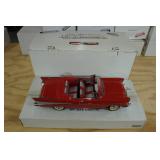 Danbury Mint 1957 Chevy Bel Air Convertible 1:12 Scale Die Cast with Stand