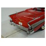 Danbury Mint 1957 Chevy Bel Air Convertible 1:12 Scale Die Cast with Stand