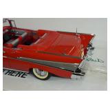 Danbury Mint 1957 Chevy Bel Air Convertible 1:12 Scale Die Cast with Stand