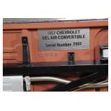 Danbury Mint 1957 Chevy Bel Air Convertible 1:12 Scale Die Cast with Stand