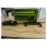 Ertl John Deere Big Farm Cord Head and Cart Chevy Pickup Toy Set