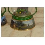 *2* Bradford Exchange John Deere Memories Illuminated Lantern Collection
