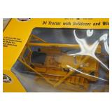 The Caterpillar Diesel D4 Tractor with Bulldozer & Winch 1:16 Scale Replica