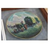 *2* Framed John Deere Collectors Plates
