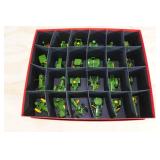 Set of 24 John Deere Tractor Christmas Ornaments