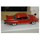 Danbury Mint Limited Edition 1957 Chevy Bel Air Fuelie Sport Coupe 1:18 Scale Replica