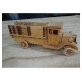 Wooden Delivery Truck Model