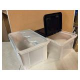 Storage Totes with Wing Lids