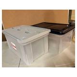 Storage Totes with Wing Lids
