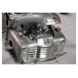 Diecast Toy Tow Truck with Openable Doors and Detailed Interior