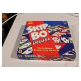 Skip-Bo Deluxe Board Game with Cards and Score Pad
